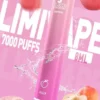 LIMI 7000口拋棄式電子煙｜主打極致冰爽層次與強勁擊喉感｜適合偏好強烈擊喉體感與沁涼風味的玩家