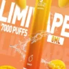 LIMI 7000口拋棄式電子煙｜主打極致冰爽層次與強勁擊喉感｜適合偏好強烈擊喉體感與沁涼風味的玩家