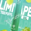 LIMI 7000口拋棄式電子煙｜主打極致冰爽層次與強勁擊喉感｜適合偏好強烈擊喉體感與沁涼風味的玩家